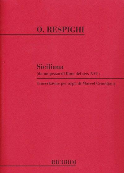 Siciliana (Da Un Pezzo Di Liuto Del Sec. Xvi) - pro harfu